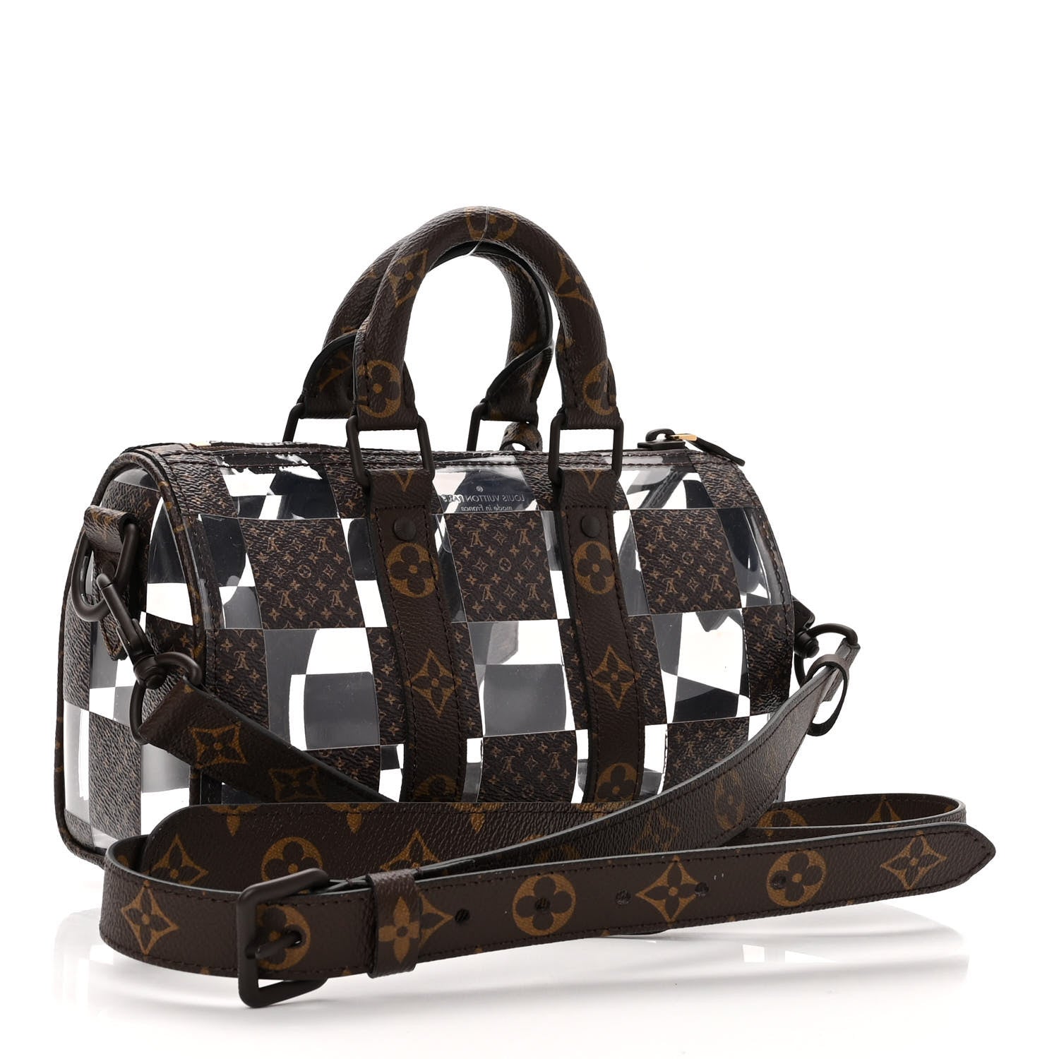 Louis Vuitton PVC Monogram Chess Keepall Bandouliere 25 3 of 9