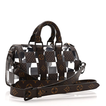 Louis Vuitton PVC Monogram Chess Keepall Bandouliere 25 3 of 9