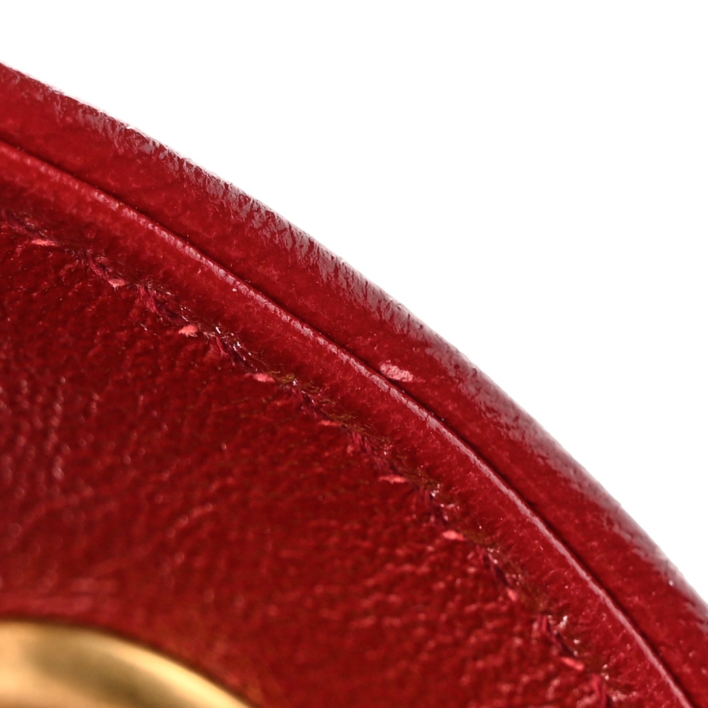 Vintage Effect Calfskin Matelasse Diagonal Small Torchon GG Marmont Shoulder Bag Black Romantic Cherry