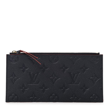Louis Vuitton Empreinte Felicie Chain Wallet Zippered Insert Marine Rouge 1 of 7