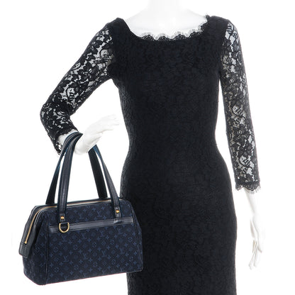 Louis Vuitton Mini Monogram Josephine PM Blue 2 of 7