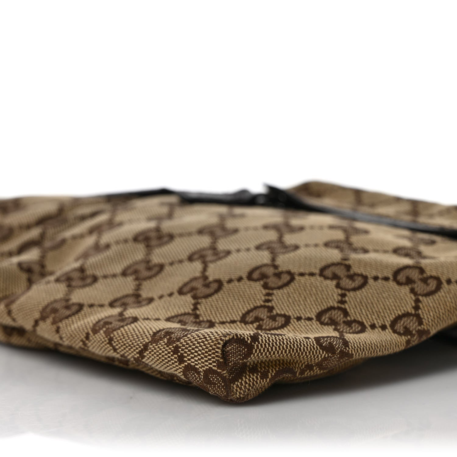 Gucci GG Monogram Double Pocket Belt Bag Dark Brown 9 of 9