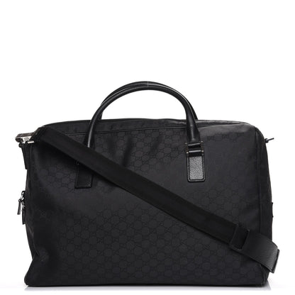 Gucci Nylon Monogram Large Duffle Bag Black 1 of 8