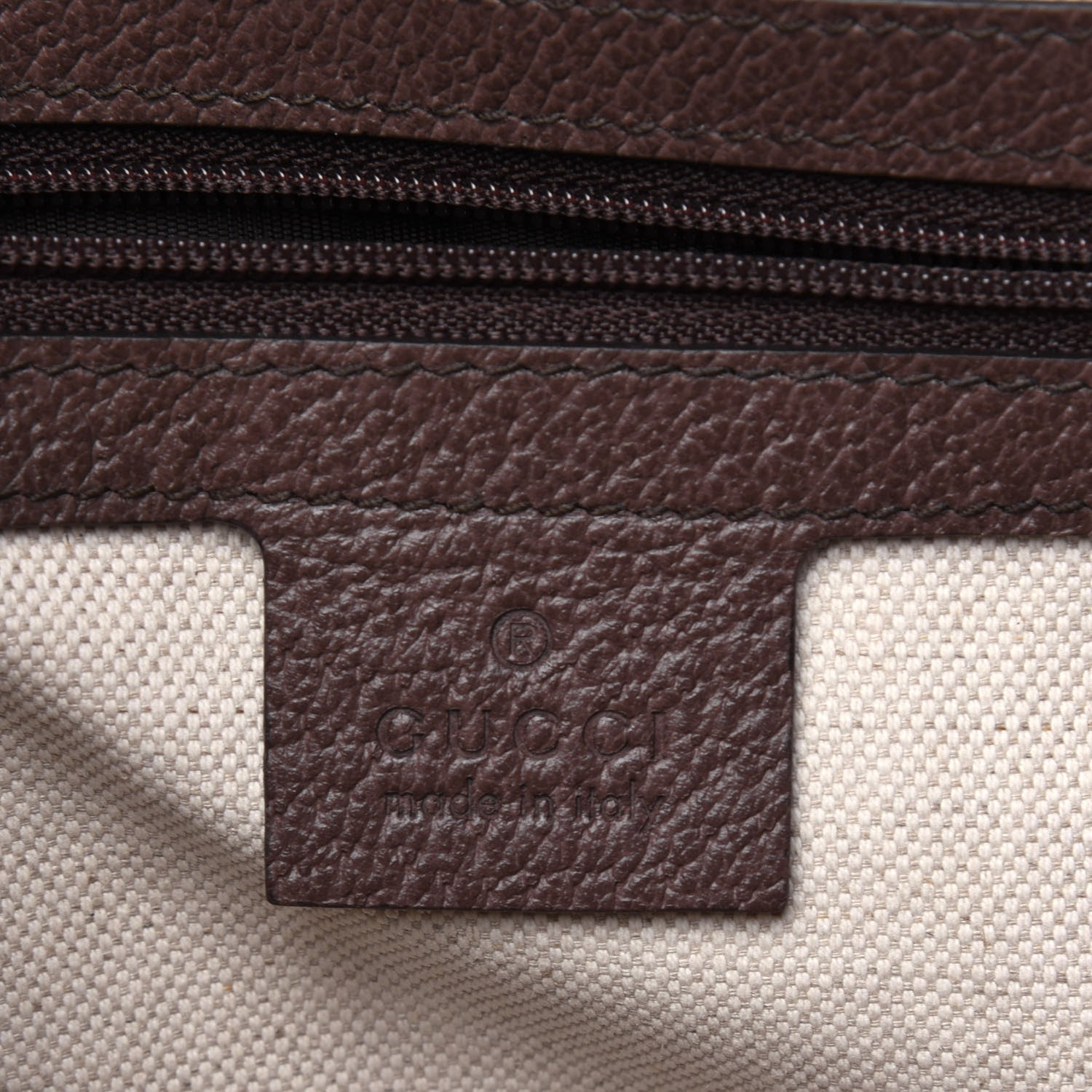 Gucci GG Supreme Monogram Web Toiletry Case Brown 6 of 12