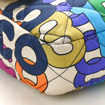 Chanel Printed Silk CC Small Single Flap Multicolor 8 of 9