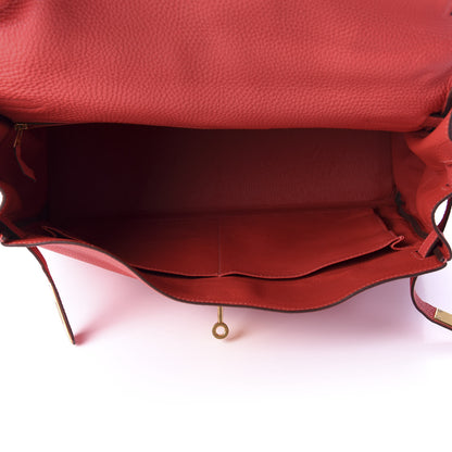 Hermes Togo Kelly Retourne 35 Rose Jaipur 8 of 35