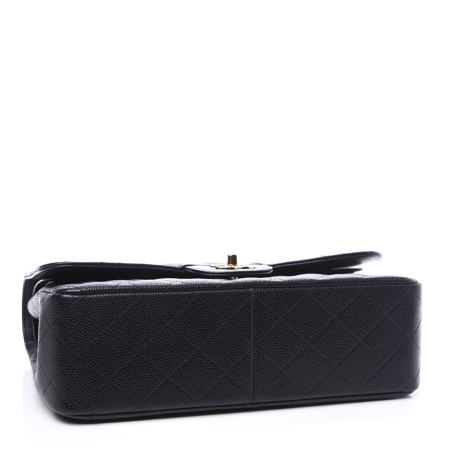 Chanel Caviar Quilted Jumbo Double Flap Black 3 of 9
