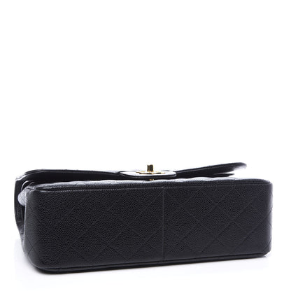 Chanel Caviar Quilted Jumbo Double Flap Black 3 of 9