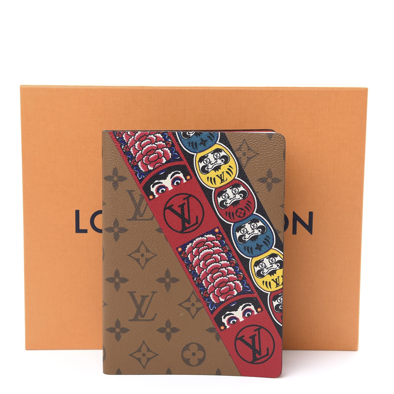 Louis Vuitton Reverse Monogram Kabuki Stickers Clemence Notebook 6 of 6