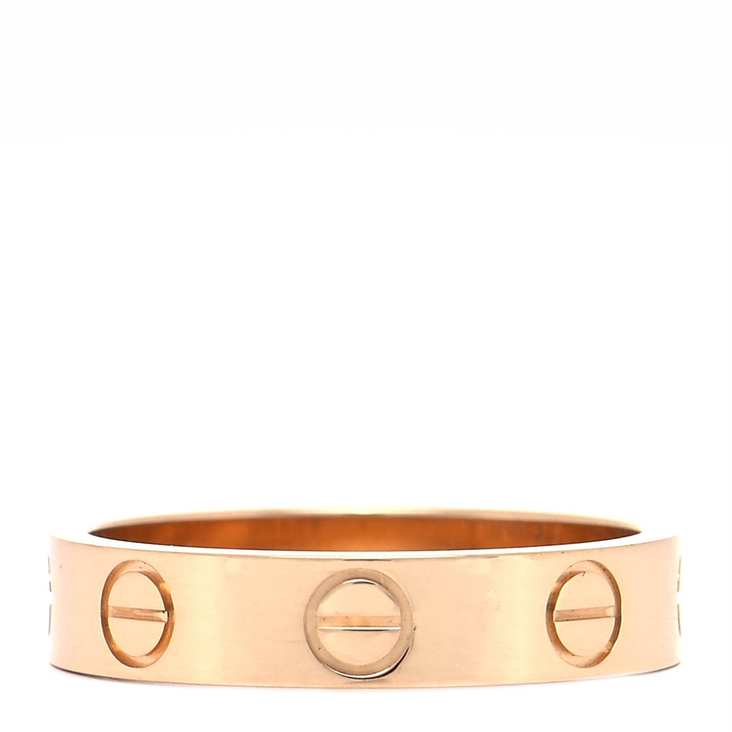 Cartier 18K Yellow Gold 3.5mm LOVE Wedding Band Ring 47 4 3 of 6