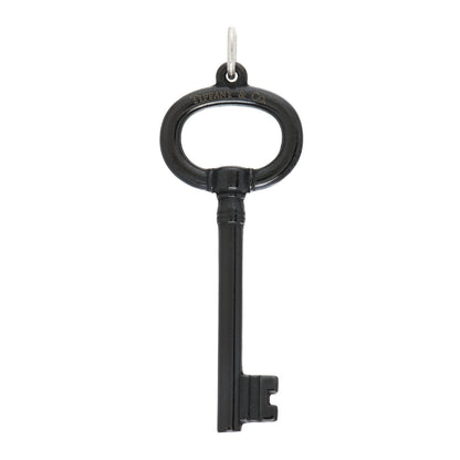 Tiffany Black Titanium Oval Key Pendant 1 of 5
