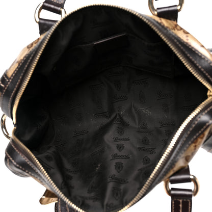 Gucci Crystal Monogram Duchessa Small Boston Bag Brown 4 of 9