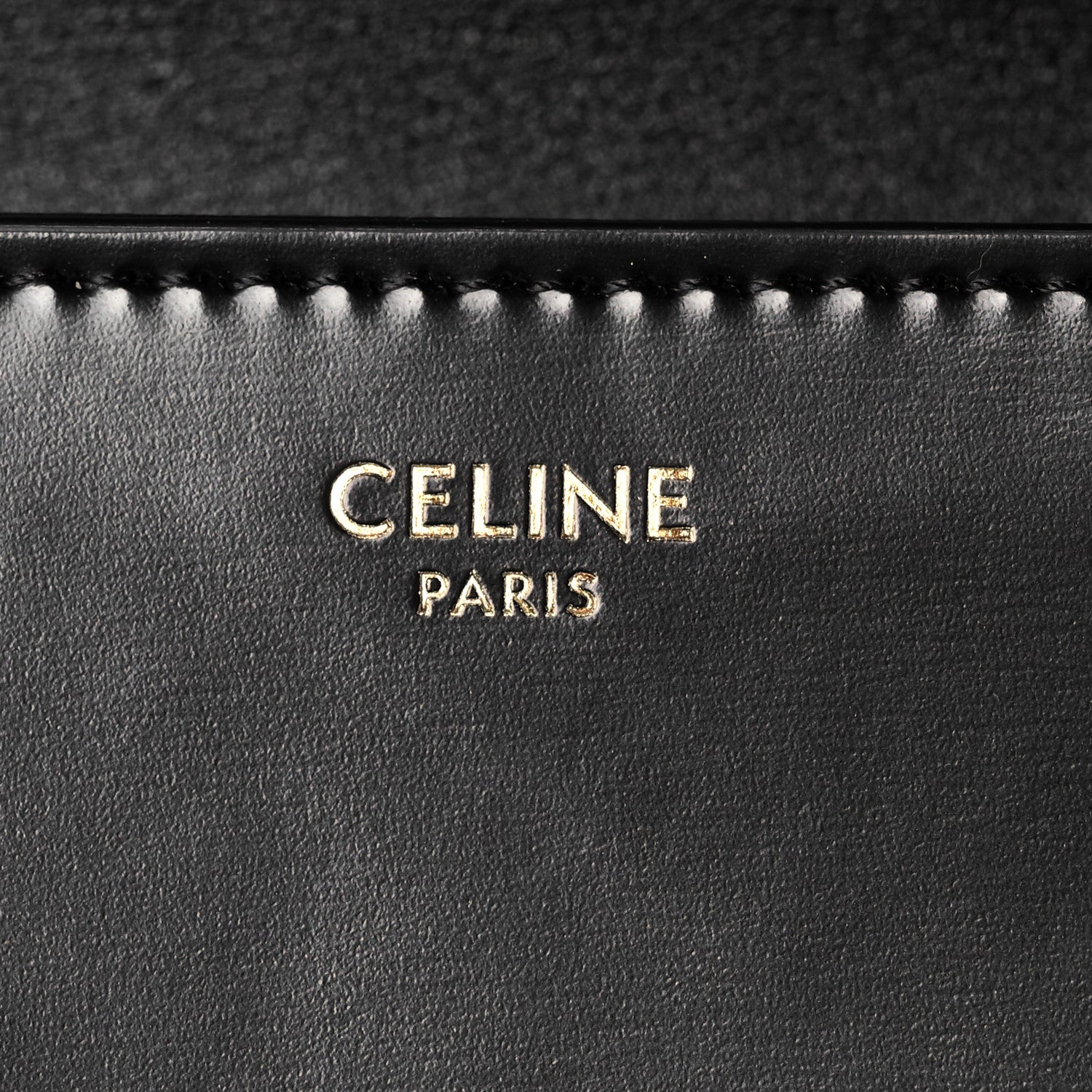 Celine Shiny Calfskin Triomphe Chain Shoulder Bag Black 6 of 10