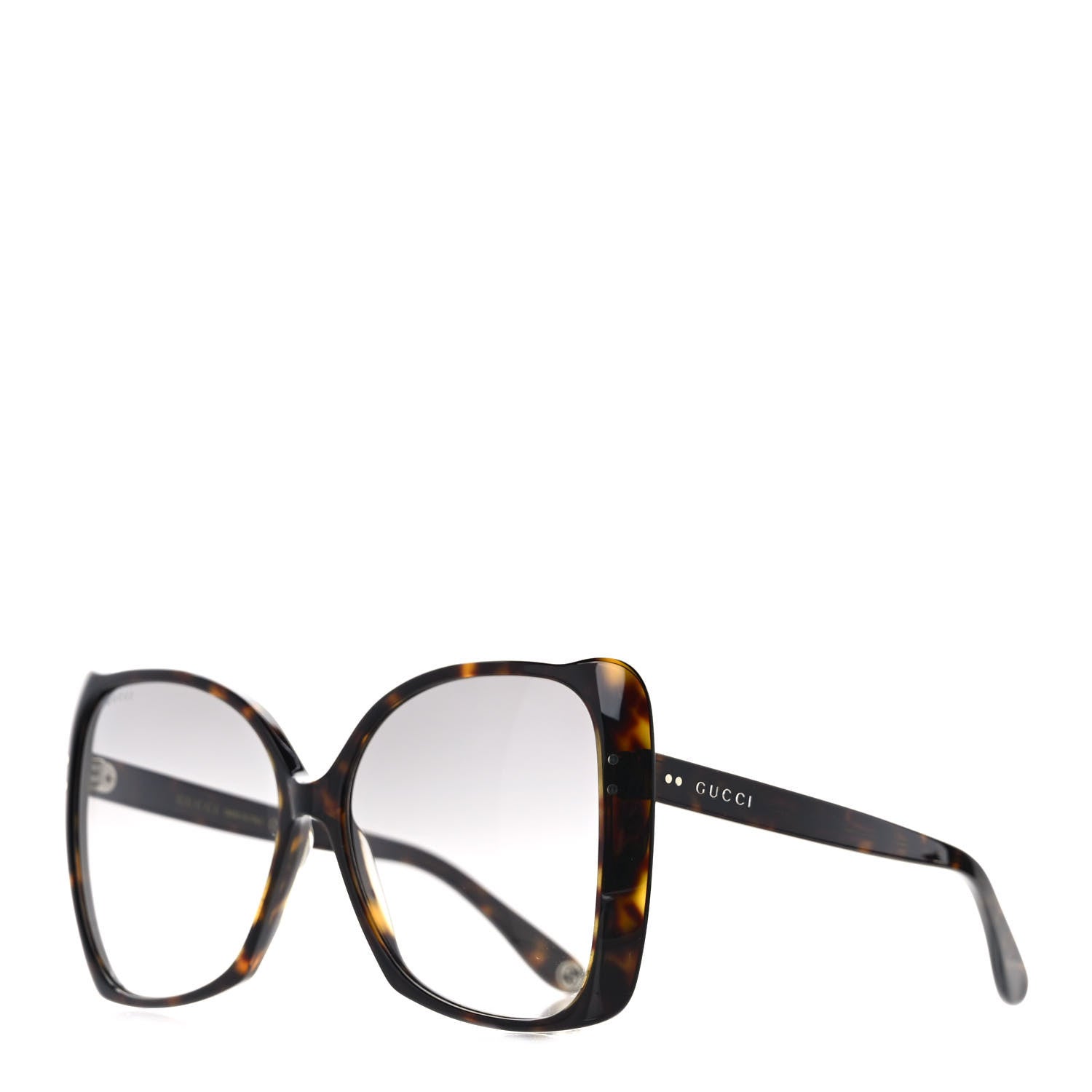Gucci Acetate Oversize Square Frame GG0471S Sunglasses Tortoise 1 of 8