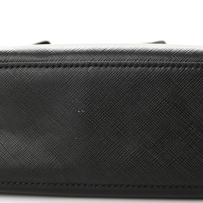 Salvatore Ferragamo Hammered Calfskin Lydia Bow Camera Bag Black 10 of 12