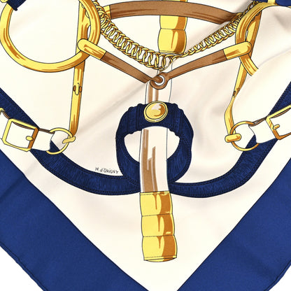 Hermes Silk Eperon D'Or Scarf 90 3 of 4