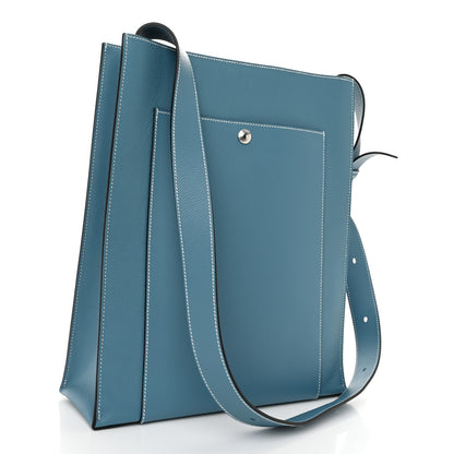 Hermes Evercolor Cab’H Tote Bag Bleu Jean 3 of 9