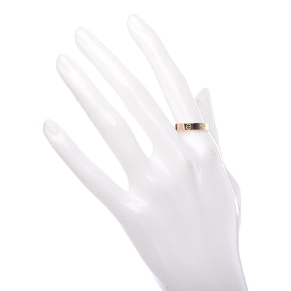 Cartier 18K Yellow Gold 3.5mm LOVE Wedding Band Ring 55 7.25 2 of 5