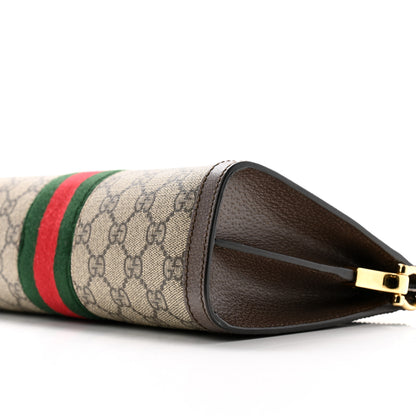 Gucci GG Supreme Monogram Web Small Ophidia Chain Shoulder Bag Brown 10 of 11