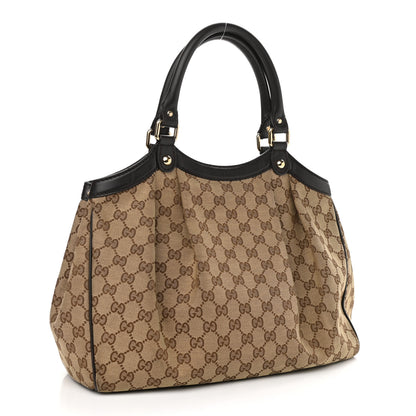 Gucci Monogram Medium Sukey Tote Dark Brown 3 of 12