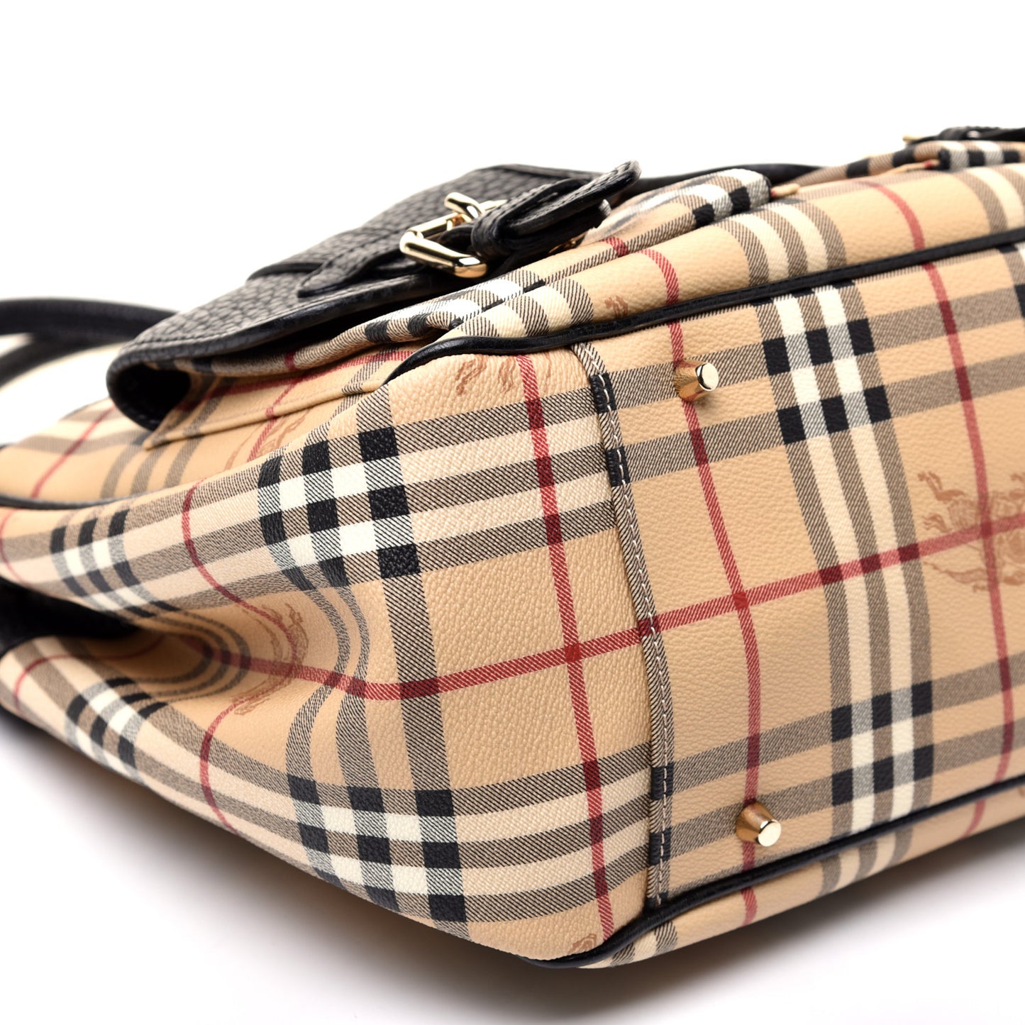 Haymarket Check Pocket Tote Black