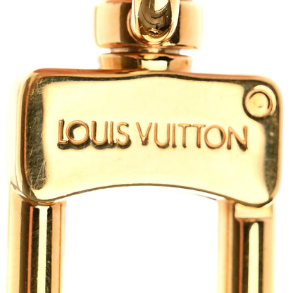 Louis Vuitton Metal Pochette Extender Key Ring Chain Gold 2 of 4