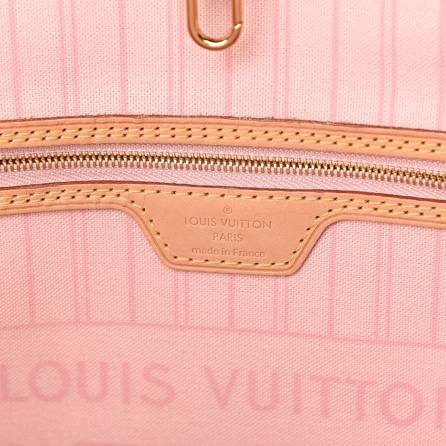 Damier Azur Neo Neverfull MM Rose Ballerine