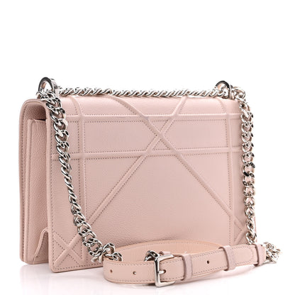 Christian Dior Grained Calfskin Medium Diorama Flap Bag Rose Poudre 3 of 16
