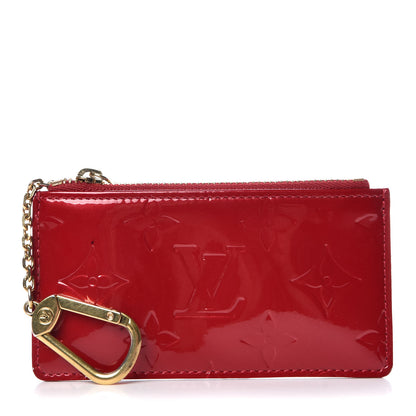 Louis Vuitton Vernis Key Pouch Pomme D'Amour 1 of 8