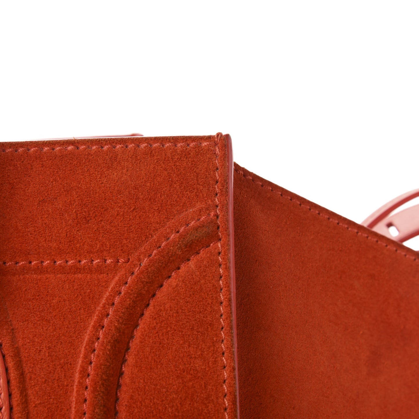 Suede Medium Phantom Luggage Bright Orange