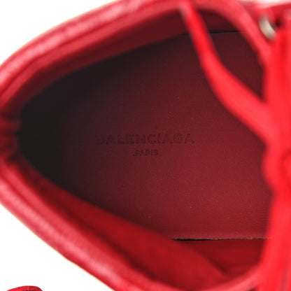 Balenciaga Agneau Arena Opaque Mens High Top Sneakers 45 Rouge Grenade 7 of 11