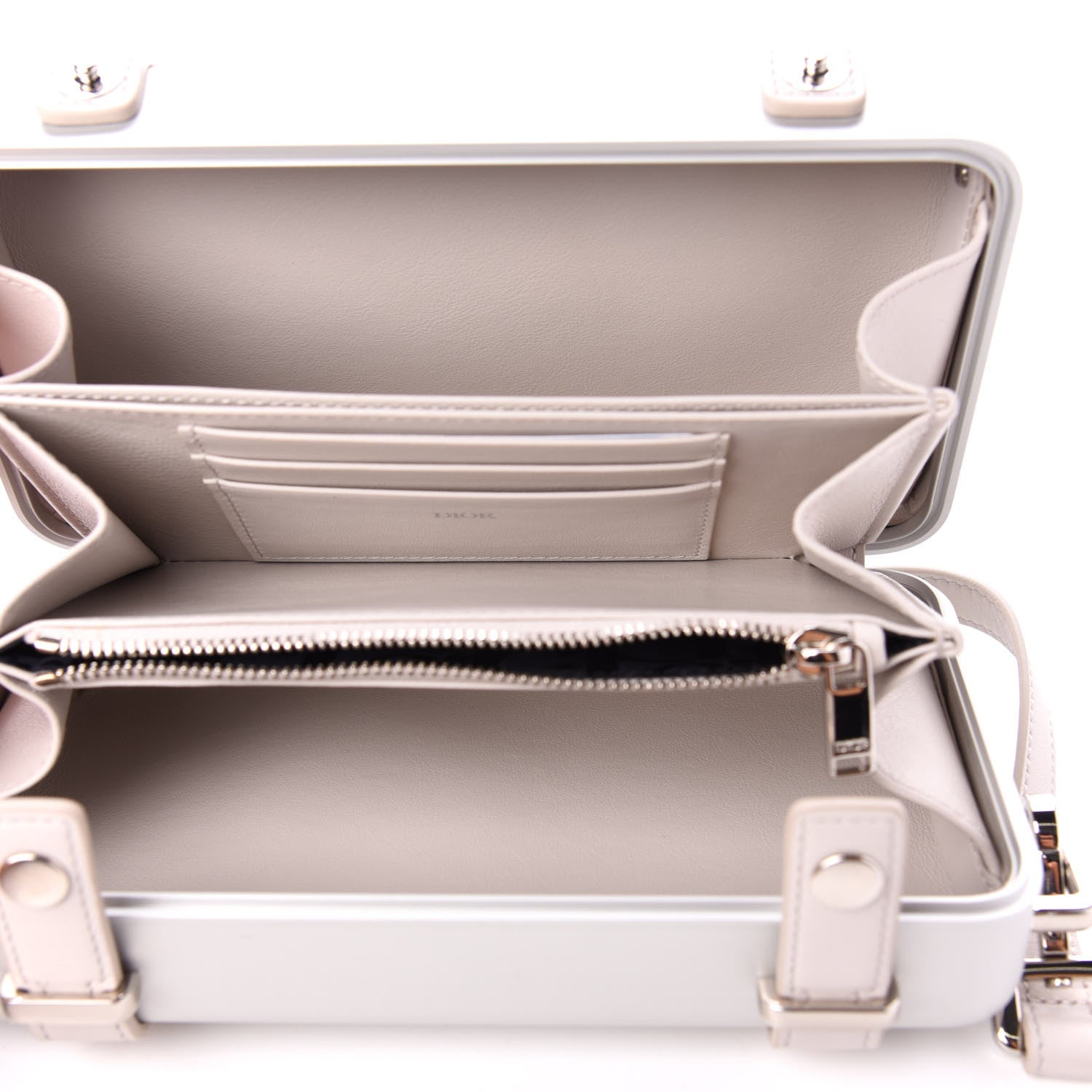 Christian Dior X RIMOWA Aluminum Personal Clutch On Strap Pink 5 of 10