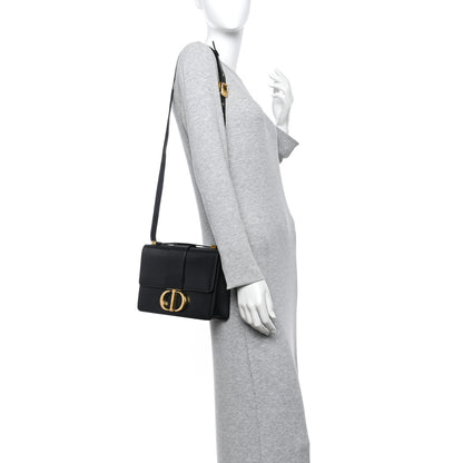 Christian Dior Smooth Calfskin 30 Montaigne Flap Bag Black 2 of 9