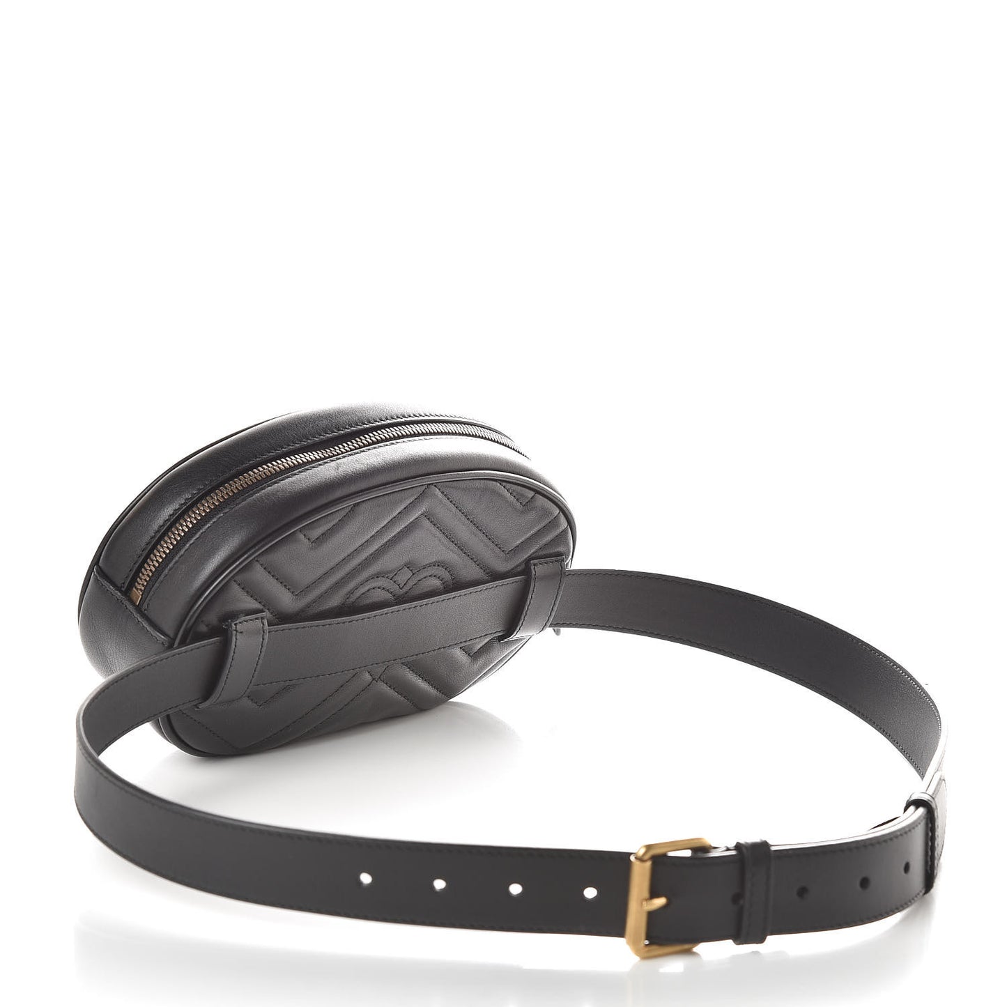 Calfskin Matelasse GG Marmont Belt Bag 105 42 Black