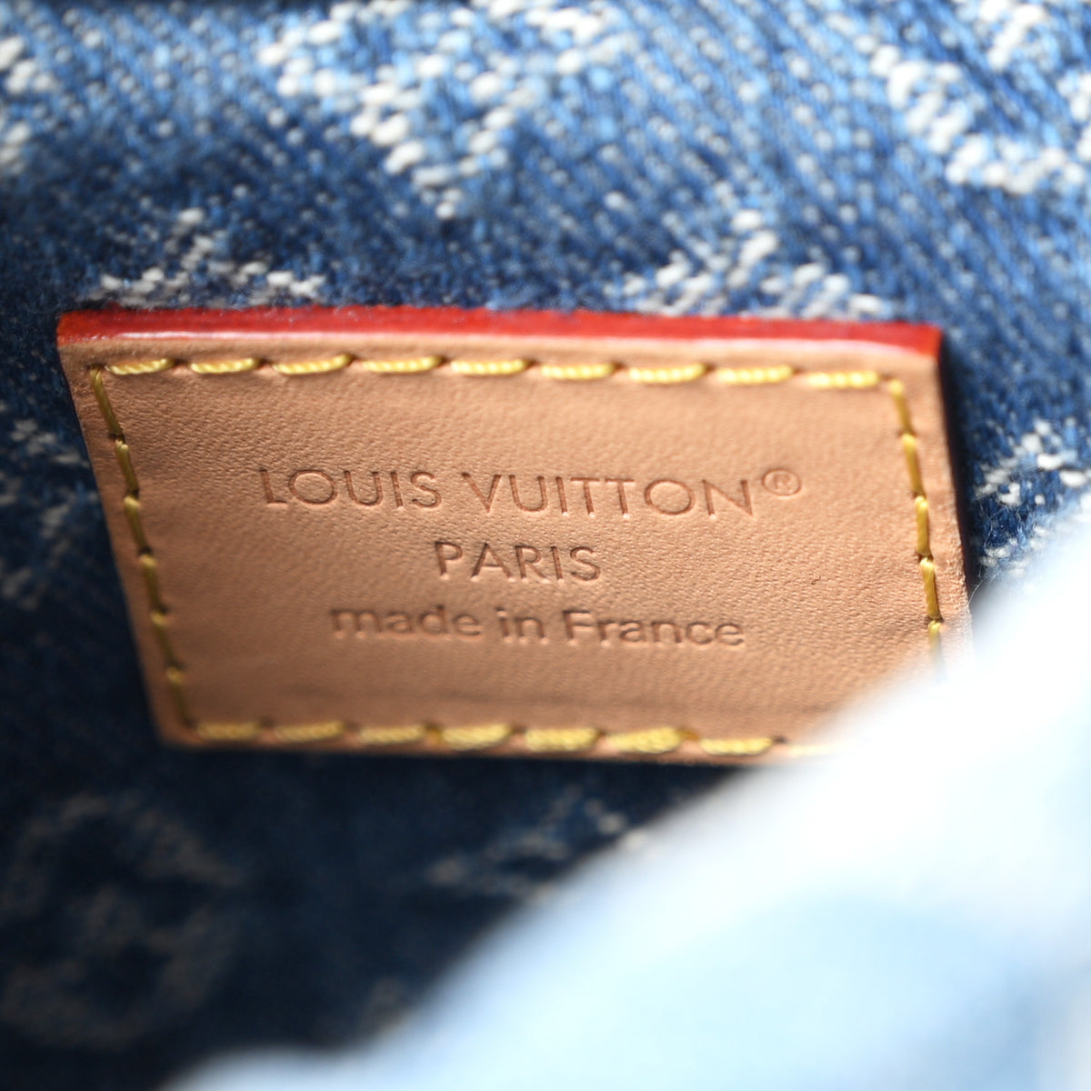 Monogram Denim Pochette Valley Blue