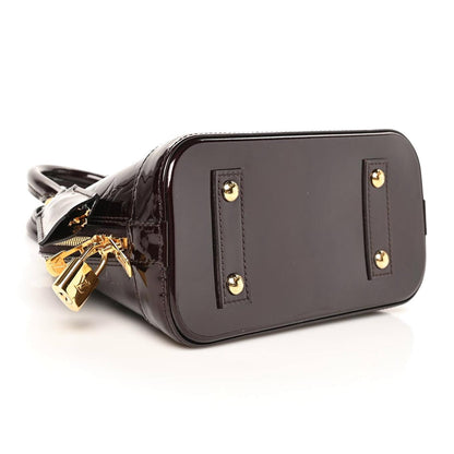 Louis Vuitton Vernis Alma BB Amarante 4 of 10