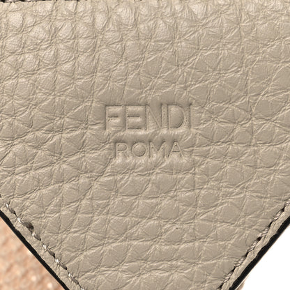 Fendi Ribbon Vitello King Logo Regolabile Woven Adjustable Strap You Beige 4 of 9