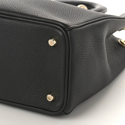 Christian Dior Bullcalf Medium Diorissimo Tote Black Rose Indien 9 of 9