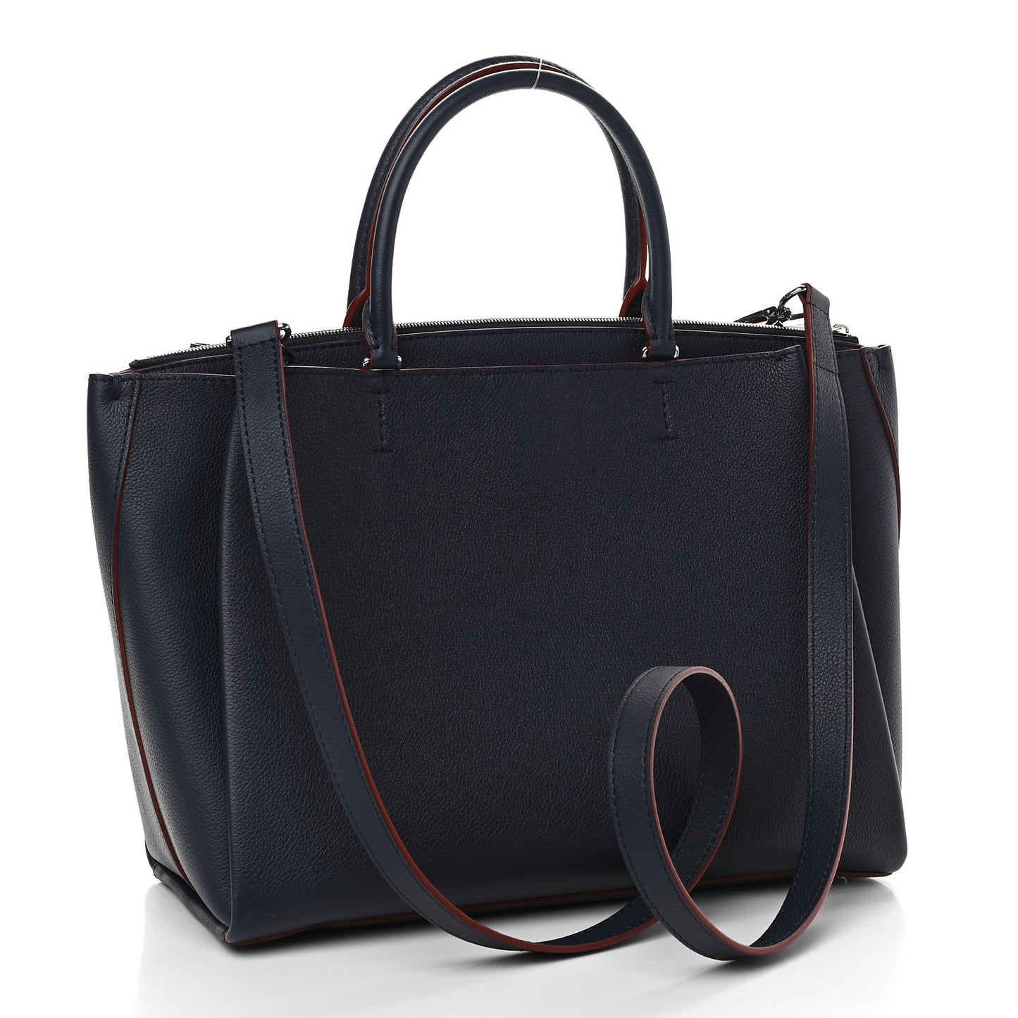 Calfskin Lockmeto Marine Rouge