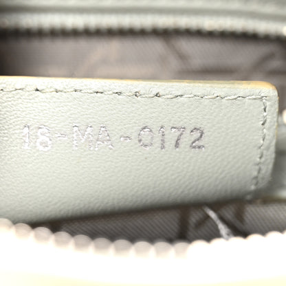 Christian Dior Lambskin Cannage Medium Lady Dior Green 7 of 17