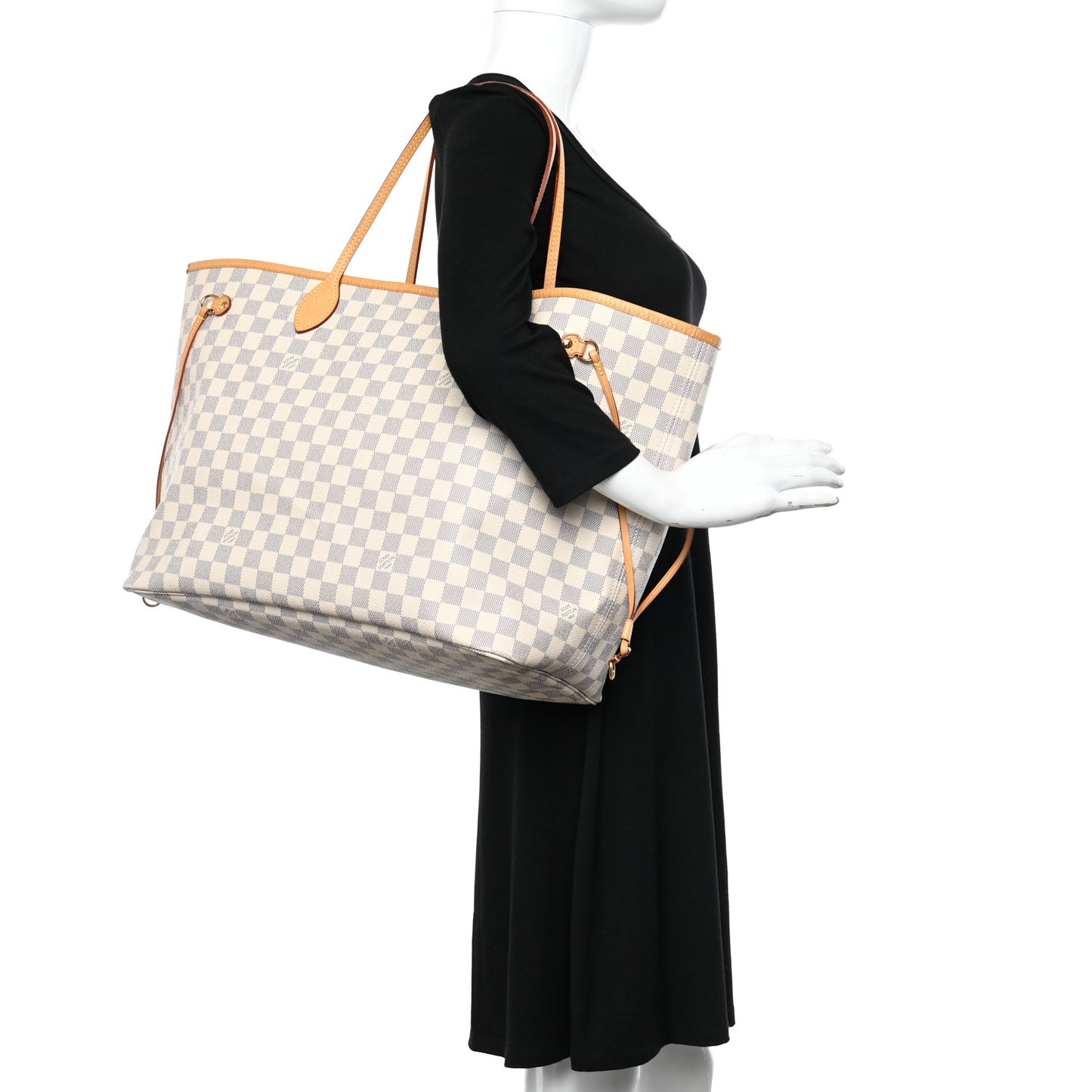Damier Azur Neo Neverfull GM Rose Ballerine