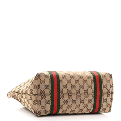 Gucci Monogram Medium Jolicoeur Tote Dark Brown 4 of 10