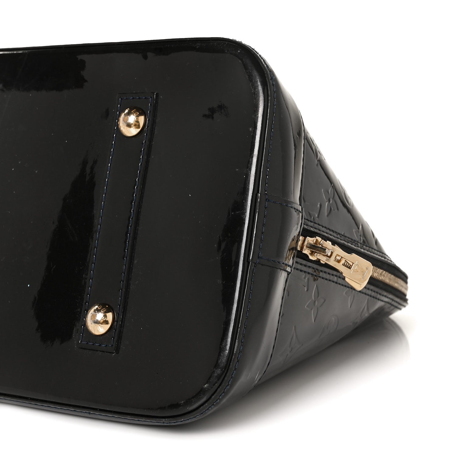 Louis Vuitton Vernis Alma GM Black 7 of 12