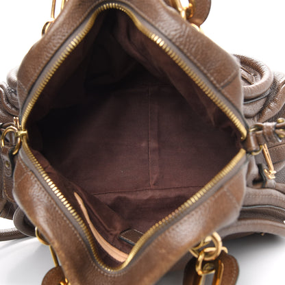 Chloe Calfskin Medium Paraty Chocolate 6 of 17