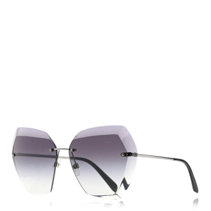 Chanel Butterfly Spring Sunglasses Dark Silver Grey 1 of 8
