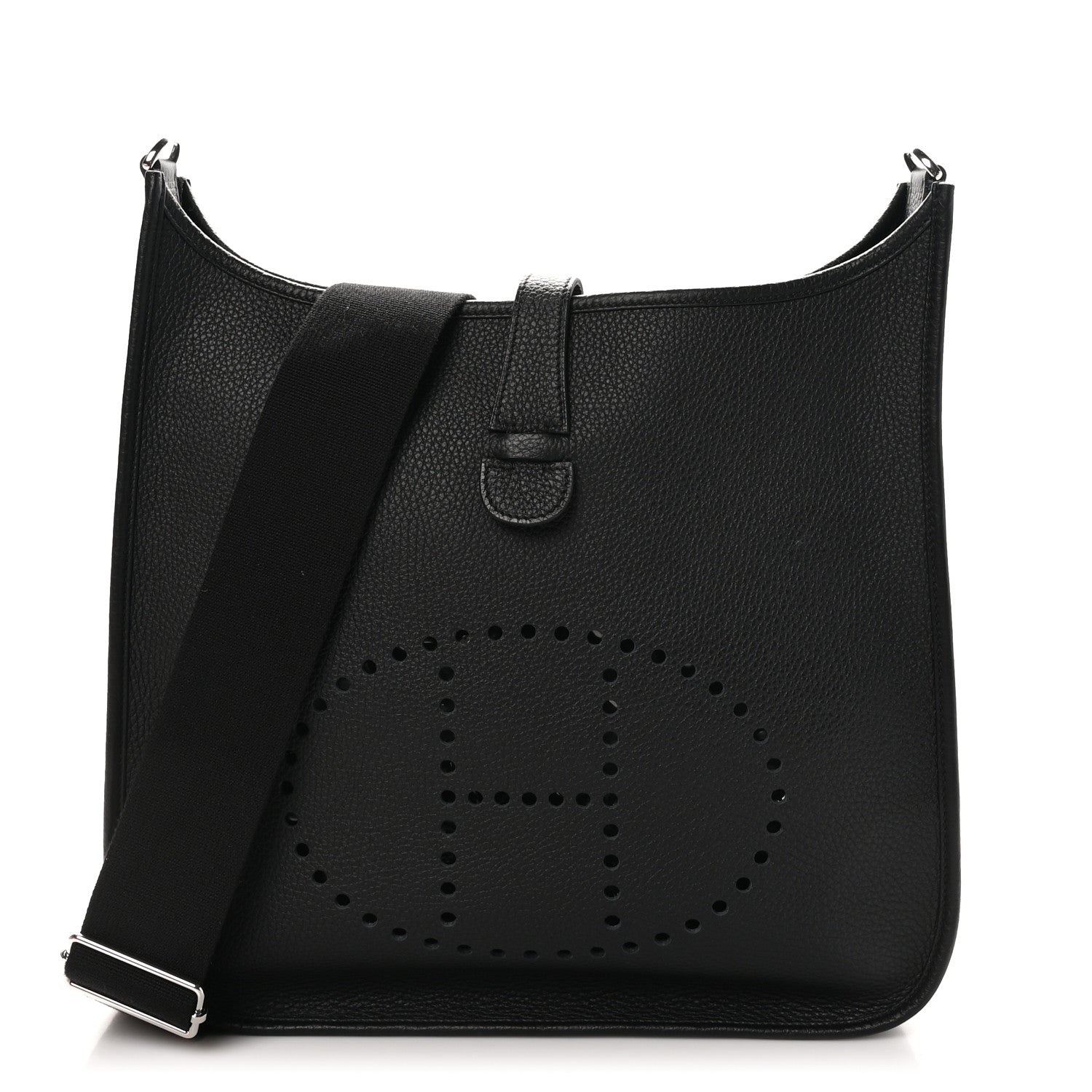 Hermes Taurillon Clemence Evelyne III GM Black 1 of 11
