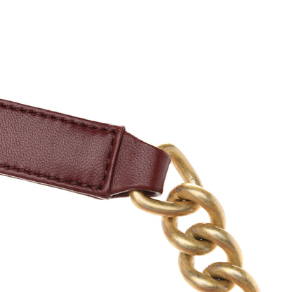 Chanel Lambskin Quilted Medium Boy Flap Dark Red 13 of 13