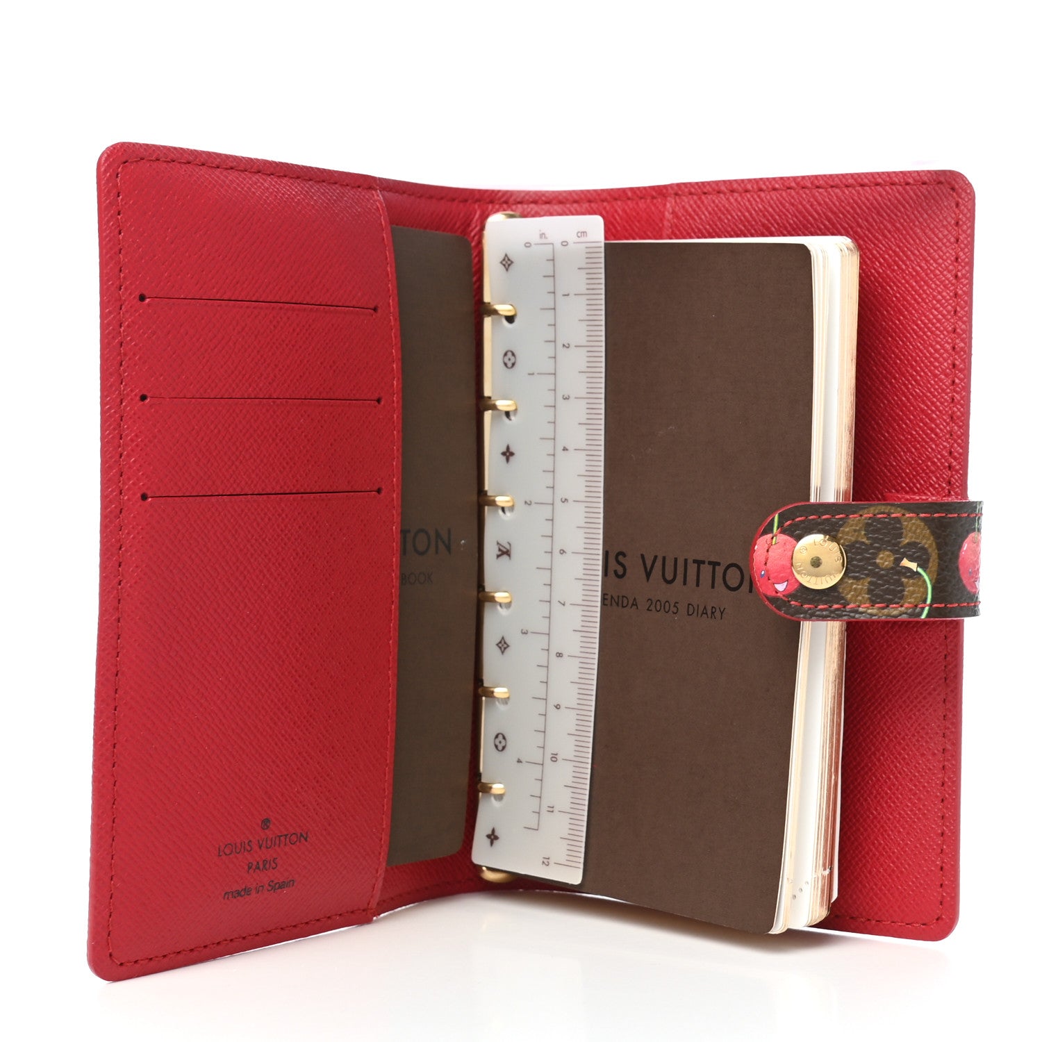Louis Vuitton Monogram Cerises Small Ring Agenda Cover 5 of 8