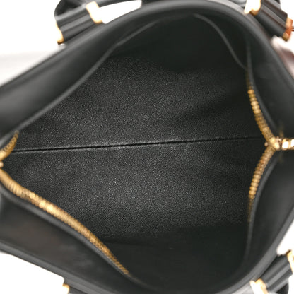 Saint Laurent Calfskin Monogram Baby Cabas Black 4 of 8