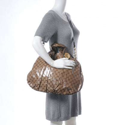 Gucci Crystal Medium Hysteria Tote Brown 2 of 7
